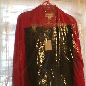 Danny & Nicole red and black pant suit